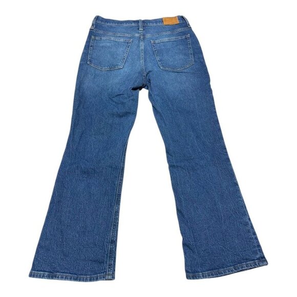 J. Crew Bootcut Cropped Jeans Blue Waist 28 - Picture 9 of 9